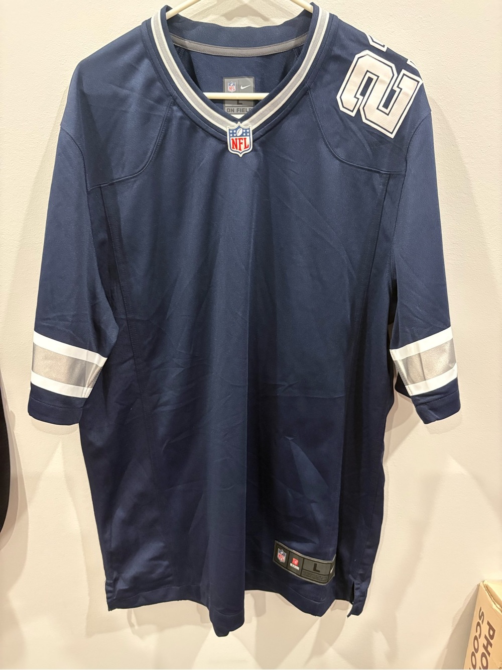 NWOT Nike Dallas Cowboys NFL On Field Jersey Shirt Navy Men’s L #23